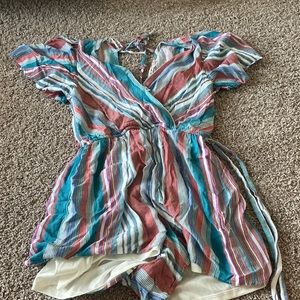 MI AMI stripped romper